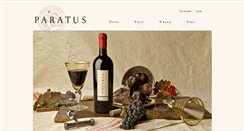 Desktop Screenshot of paratuswine.com